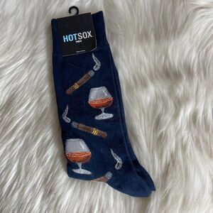 Hot Sox Brandy And Cigar Socks NWT